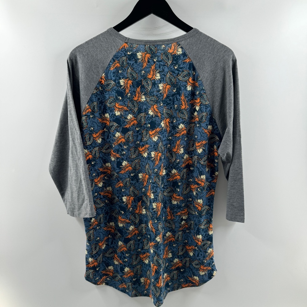 LuLaRoe Randy Tee Woodland Animal Print Raglan Top Size XL - Picture 6 of 6